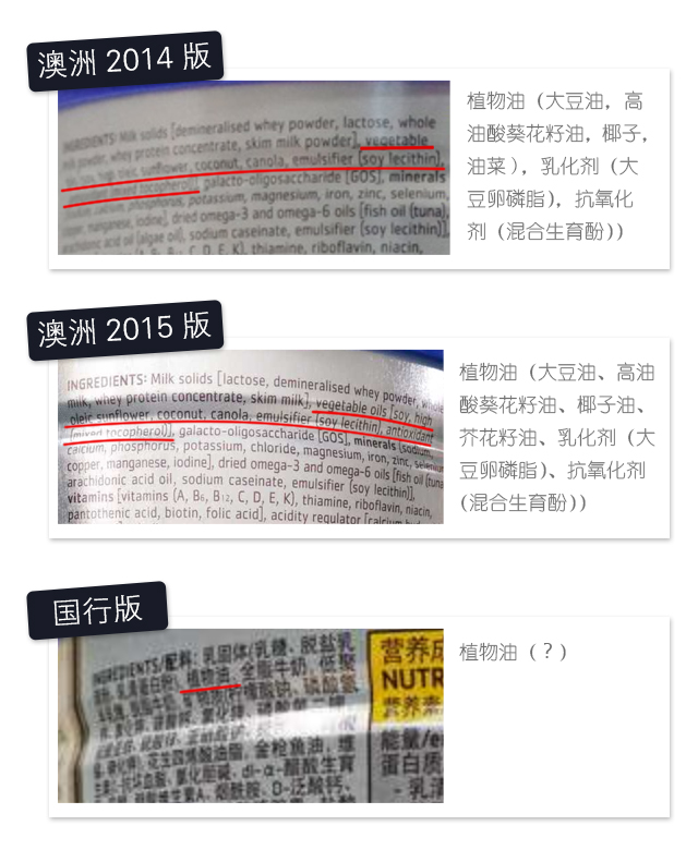 A2奶粉棕榈油