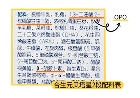 合生元贝塔星3段配料表 合生元贝塔星3段配料表